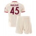 Bayern Munich Aleksandar Pavlovic #45 Tredjedraktsett Barn 2024-25 Kortermet (+ Korte bukser)